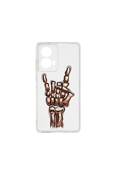 bestcase ¬Æ Husa Clear Silicon 2MM, Compatibila Cu Motorola Edge 50 Fusion, S...
