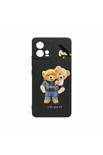 bestcase Husa Silicon, Compatibila Cu Motorola Edge 30 Fusion, Teddy Bear Lif...