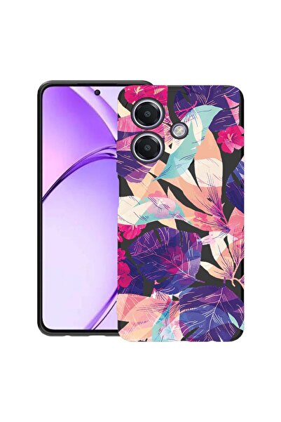 bestcase ¬Æ Husa pentru OPPO A60 5G / A40 / A40M, Tropical Flowers, Slim Sili...