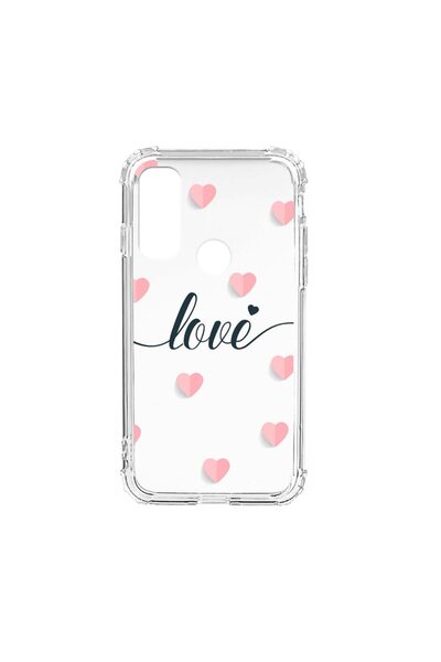 bestcase Husă Antișoc din Silicon Compatibilă cu Motorola Moto E20, Love Flyi...