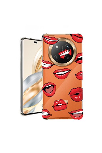 bestcase ¬Æ Husa pentru Honor Magic7 Lite, Anti Shock 1.5MM, Lips - Kiss Patt...