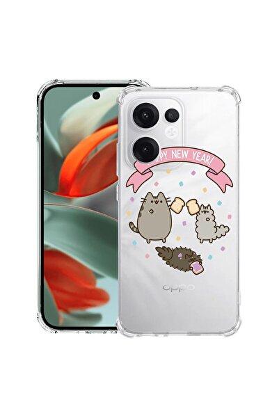 bestcase ¬Æ Husa compatibila OPPO Reno13 F 5G, Anti Shock 1.5MM, Happy New Ye...