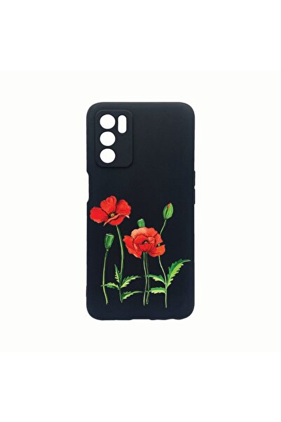bestcase Husa Silicon, Compatibila Cu Oppo A16, Red Poppy, Rezistenta la uzur...