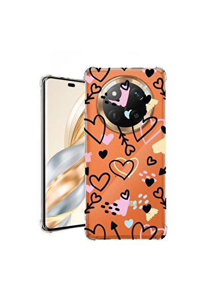 bestcase ¬Æ Husa pentru Honor Magic7 Lite, Anti Shock 1.5MM, Love Symbols, Pr...