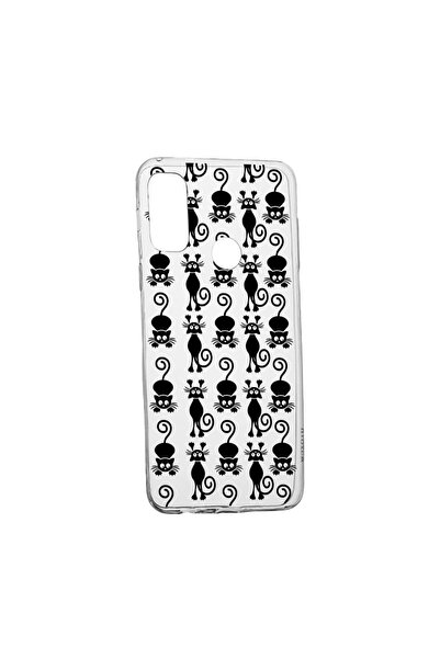 bestcase Husa Silicon Compatibila Cu Motorola Moto G60s, Black Cat, rezistent...