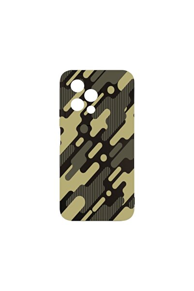 bestcase ¬Æ Husa Premium Silicon, Compatibila Cu Honor 200 Lite, Green Camouf...