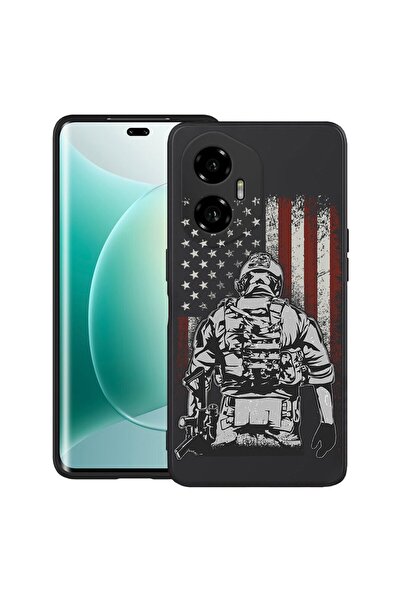 bestcase HusƒÉ pentru Honor 300, TPU mat ultra slim, design american soldier,...