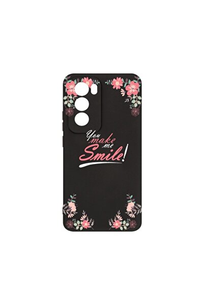 bestcase ¬Æ Husa Premium Silicon, Compatibila Cu OPPO Reno12, Make Me Smile, ...