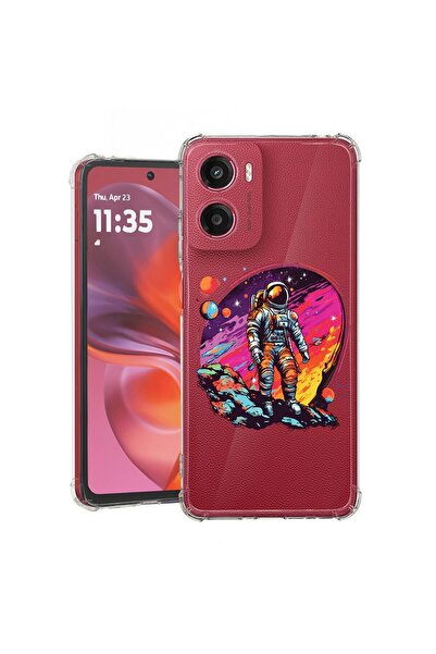 bestcase ¬Æ Husa compatibila Motorola Moto E15, Anti Shock 1.5MM, Astronaut, ...