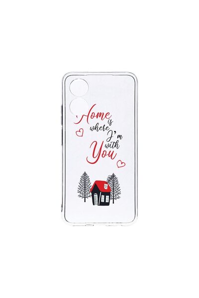 bestcase Διαφανής Θήκη Σιλικόνης 2MM, Συμβατή με OPPO A78 / A58 5G, Σπίτι είν...