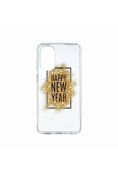 bestcase Husa Silicon, Compatibila Cu Motorola Moto G62 5G, Happy New Year, R...