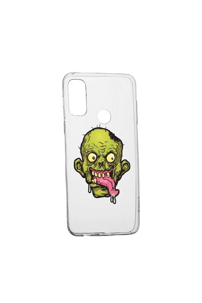 bestcase Husa Silicon Compatibila cu Motorola Moto E40, Zombie, rezistenta la...