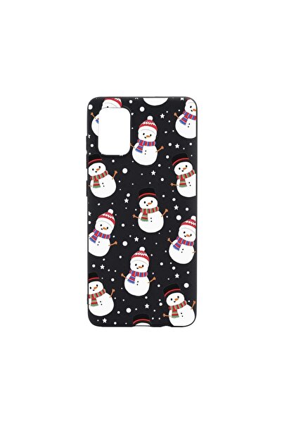 bestcase Силиконов калъф, съвместим с Motorola Edge 30 Neo, Снежен човек, Уст...