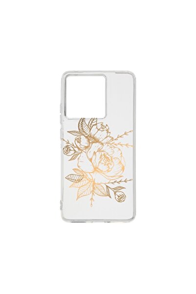 bestcase Husa pentru Motorola Edge 50 Neo, BestCase¬Æ Clear Silicon 2MM, Gold...
