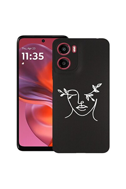 bestcase Θήκη για Motorola Moto G06 με αφηρημένο γυναικείο σχέδιο, TPU Ματ Εξ...