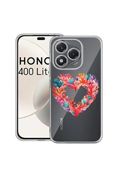 bestcase Husa pentru Honor 400 Lite 5G, BestCase¬Æ Clear Silicon 2MM, Coral H...