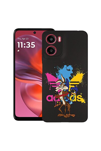 bestcase ¬Æ Husa Slim Silicon pentru Motorola Moto E15, Road Runner Bip Bip, ...