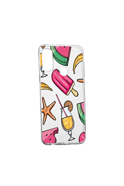 bestcase Husa Silicon Compatibila cu Motorola Moto E30, Summer Ornaments, rez...