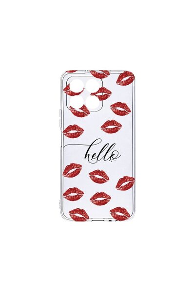 bestcase Husa BestCase¬Æ Clear Silicon, Compatibila Cu Honor X6, Hello Kisses...