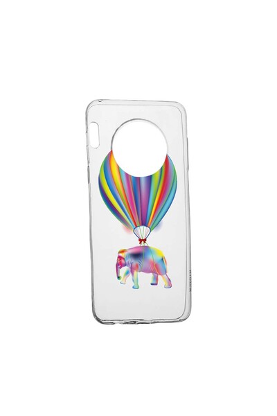 bestcase Θήκη σιλικόνης, Συμβατή με Honor Magic4 Pro, Ελέφαντας Ουράνιο Τόξο,...