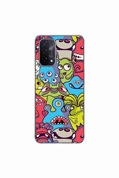 OEM Husa compatibila cu Oppo A54 5G, A74 5G Silicon Gel Tpu Model Squishi Mon...