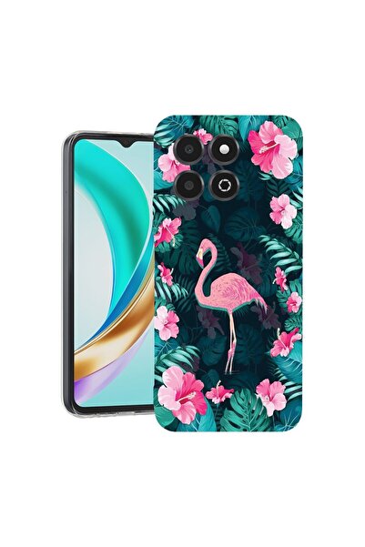 bestcase Husa pentru Honor X6b, BestCase¬Æ Clear Silicon 2MM, Flamingo, Antis...