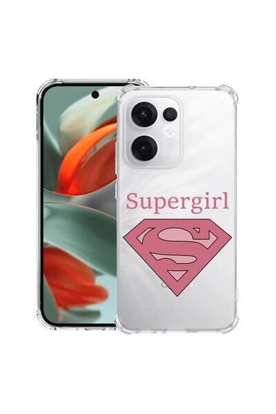 bestcase ¬Æ Husa compatibila OPPO Reno13 F 5G, Anti Shock 1.5MM, Supergirl, P...