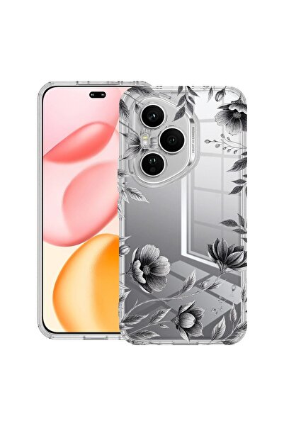 bestcase ¬Æ Husa Anti Shock Compatibila cu Honor 400 Pro, Black Floral, 20596...