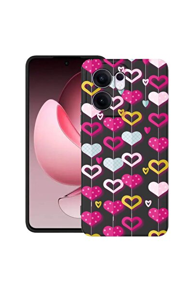 bestcase Husă pentru OPPO Reno13 F 5G, Silicon subțire premium de 1.2MM, Inim...