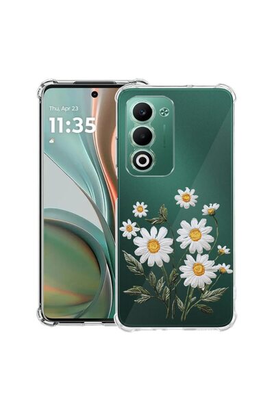 bestcase ¬Æ Husa Anti Shock Compatibila cu OPPO A5, Floral - Minimalist Daisy...