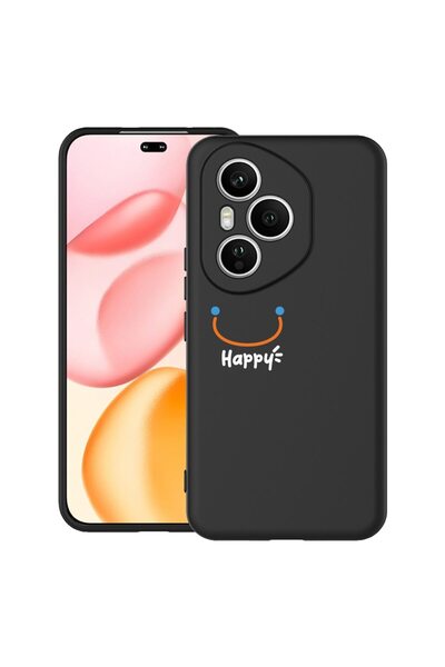 bestcase Honor 400 Pro Υπέρλεπτη Θήκη Σιλικόνης με Σχέδιο  "Be Happy ", 20436...