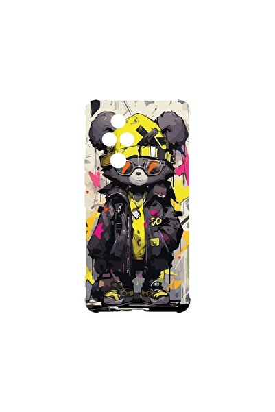 bestcase Husa Anti Shock 1.5MM, compatibilă cu Honor 200 Pro, Teddy Bear culo...