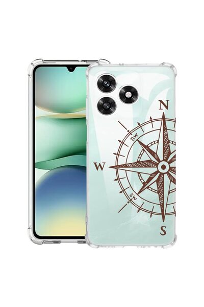bestcase Хуса Антишок 1.5мм Съвместима с Honor X5c Plus / X5c, с дизайн Компа...