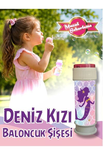 Masal Şekerleme Deniz Kızı Temalı Köpük Baloncuk Oyuncağı Bubble Gun | Parti ...