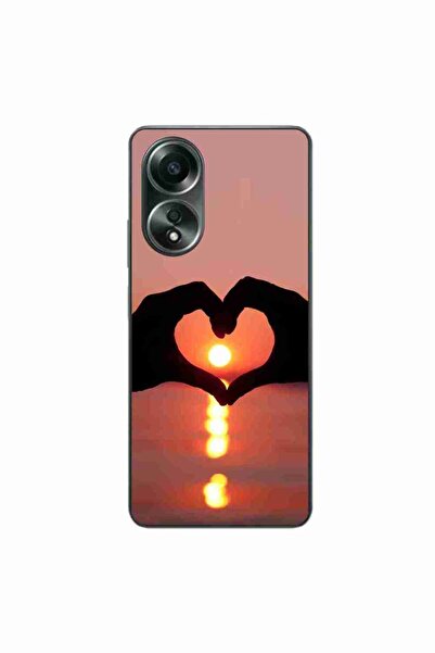 OEM Husa compatibila cu Oppo A58 4G Silicon Gel Tpu Model Glow of Love