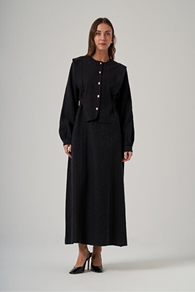 Nuss 2036 Front Buttoned and Back Belted Dress