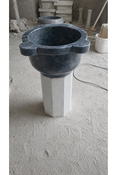 DECA STONE Mermer Kurna - Afyon Gri Klasik Kurna