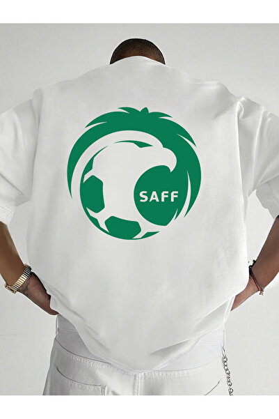 SAUDI worldcup 2026 Men and Women's 100% Cotton T-Shirt - Oversized Crew Neck...