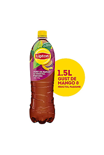 Lipton Ice Tea refreshing drink with mango and passion fruit, 1.5 l