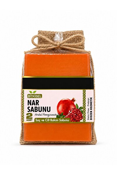 Elisa Otantik Natural Pomegranate Soap 2 Pieces X 110 g