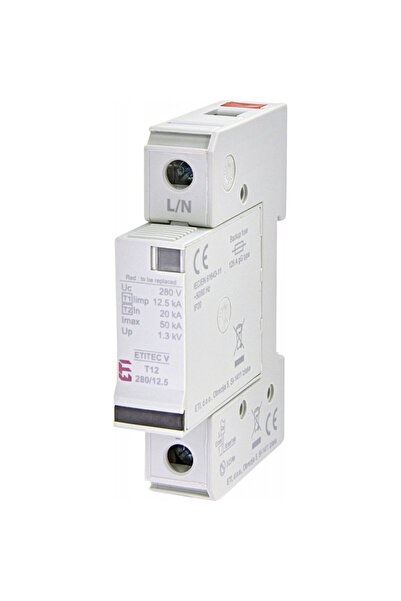 Eti overvoltage protection etitec v t12 280/12,5 1+0 002442900