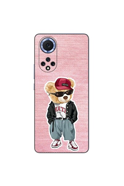 OEM Husa compatibila cu Huawei Nova 9 Silicon Gel Tpu Model Pink Jeans Bear