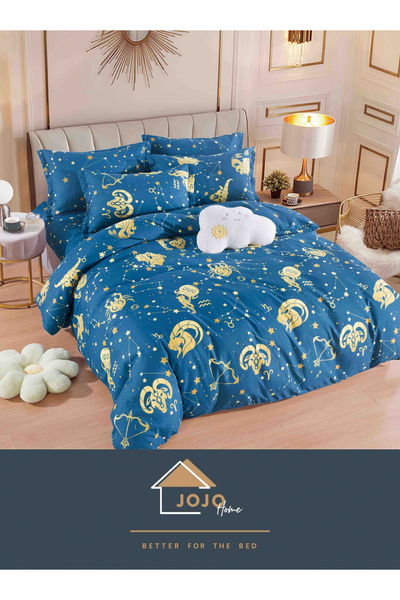 La Roma Scent Your Story Lenjerie de pat Jojo Home, 6 piese, bumbac finet, im...