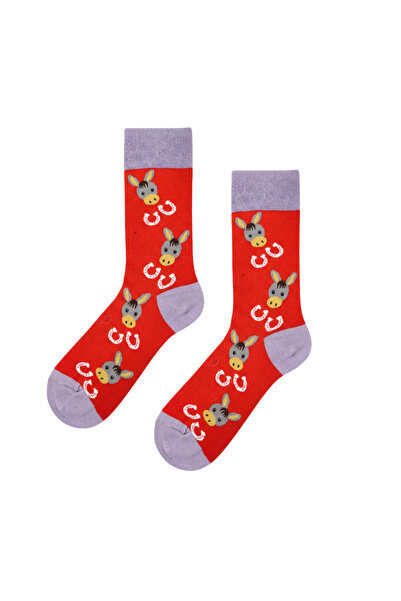 CARNAVAL SOCKS Unisex čarape za gležnjeve sa uzorkom crvenog magarca