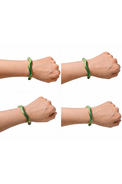 GK LUXURY & FASHION Mineli Colorful Steel Bracelet Clamp Bracelet Resistant t...