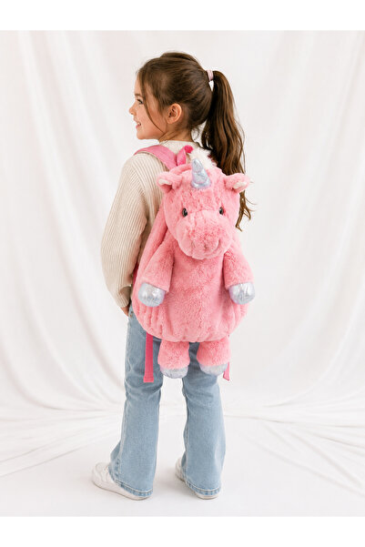 Selay Peluş Unicorn sırt çantası.