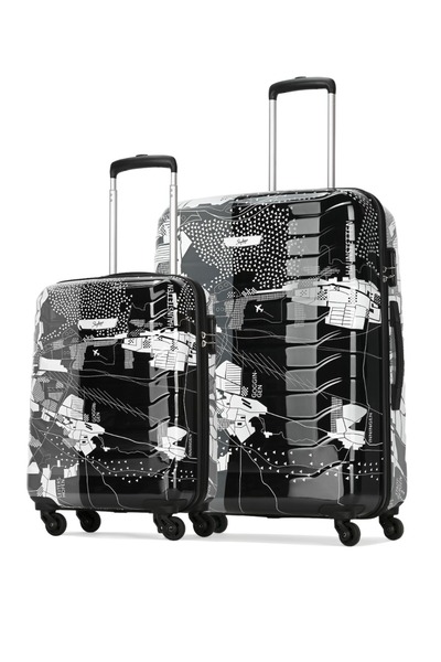 Skybags مجموعة حقائب سفر تروبر من البولي كربونات (PC+ABS) مكونة من قطعتين، حق...