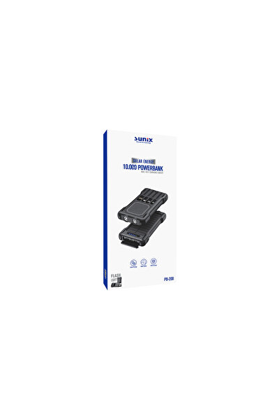 Sunix PB-200 Güneş Enerjili 10000 (mAh) Powerbank