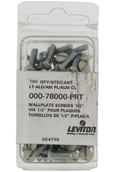 zkra shop 78000-PRT 1/2 inç uzunluğunda 6 – 32 dişli, oval başlık Gefraestes Slot yedek Wanddose vid
