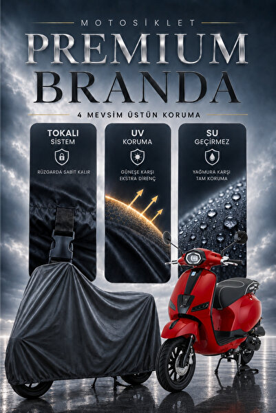 SULAITE Motosiklet Brandası MONDİAL 50 WİNG Motor Brandası Su Geçirmez Koruma...